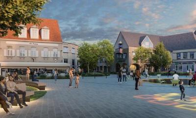 Heraanleg gemeenteplein Oostkamp